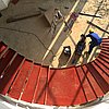 Commercial Curved Staircase before top view.JPG