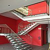 Hanging Commercial Double Walk Staircase after sloted handrail.JPG
