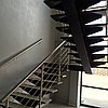 Single I-beam Industrial Staircase side view.JPG
