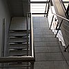 Single I-beam Industrial Staircase top view.JPG